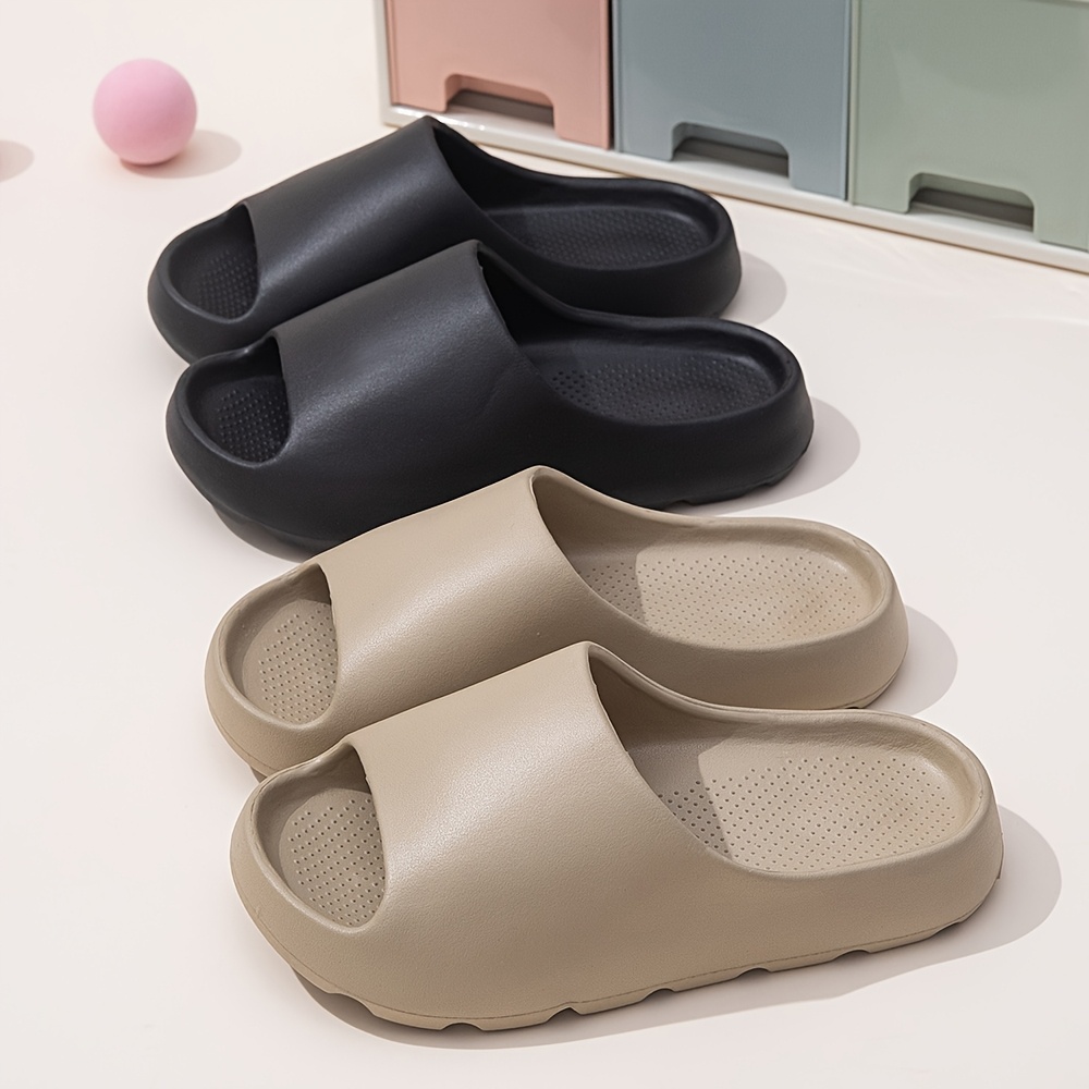 At Low Price Fashion All Seasons Men Slippers Indoor Thick Sole