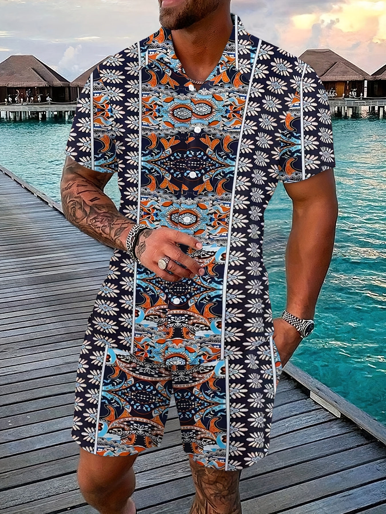 clothes for short men sold on Temu United States