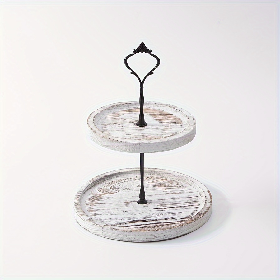 1  3 tier wooden cupcake stand farmhouse decor   wedding birthday anniversary halloween party