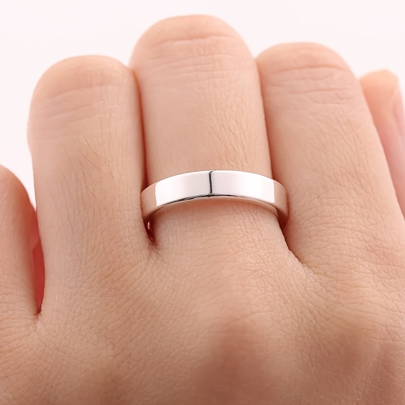 Personalized Engraved Couple's Ring with Custom Name, Initials & Date