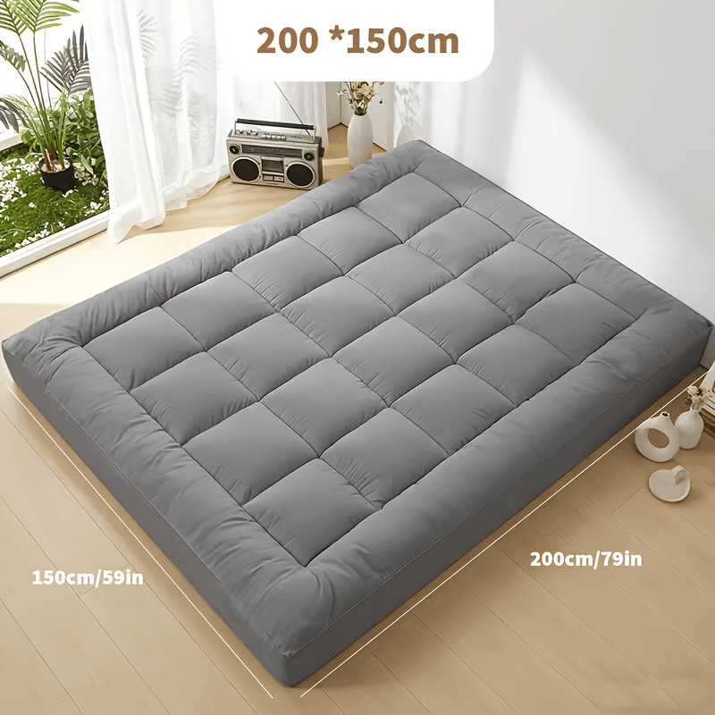 Image of 8cm Thin Rv Mattress, , Breathable, And Conforms To The Body Of Your Rv. Suitable For , Made Of Polyester Fiber, Breathable And In White And Gray. Suitable For Rv Bedrooms And Other Similar Spaces.