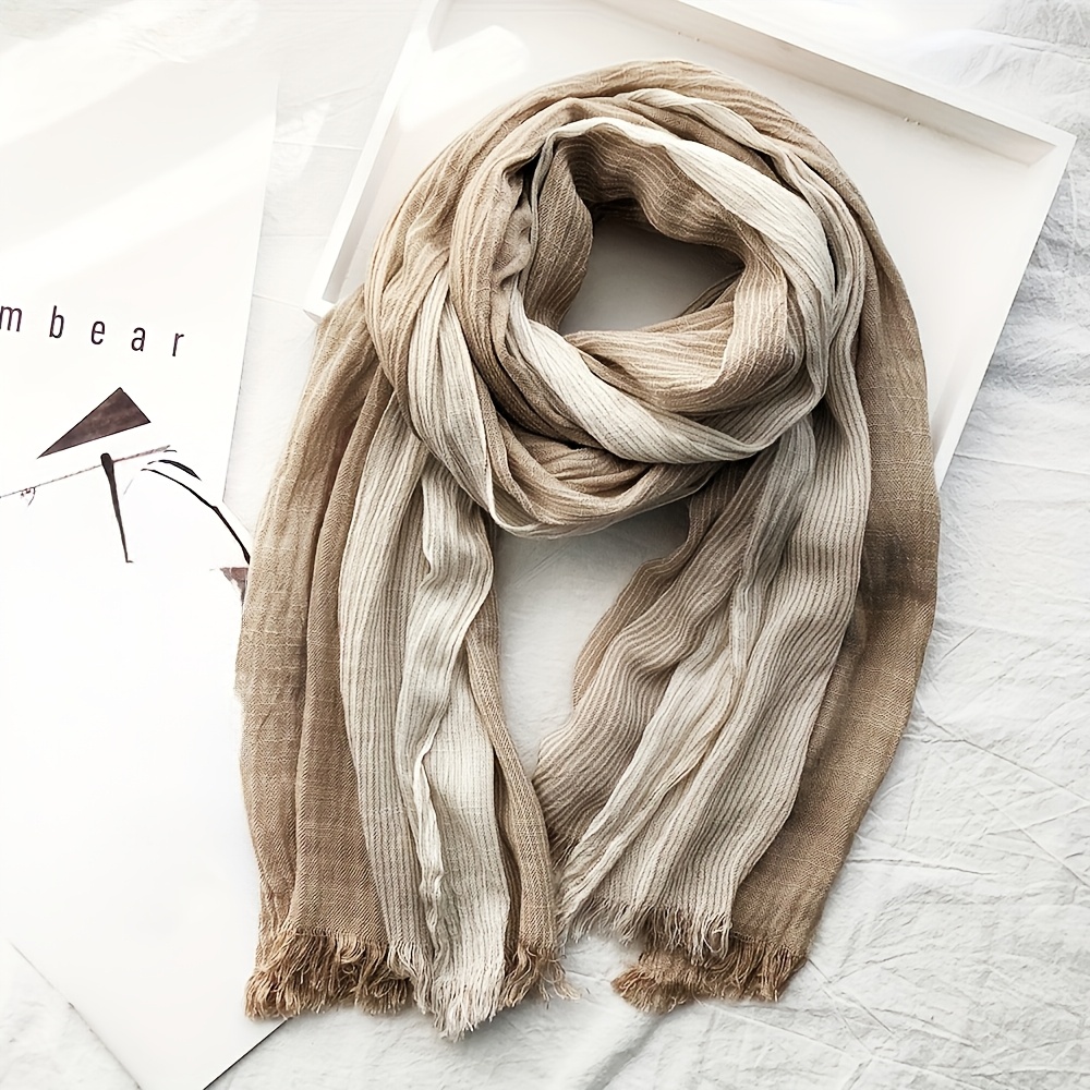 Image of Autumn And Winter Men's Warm Scarf