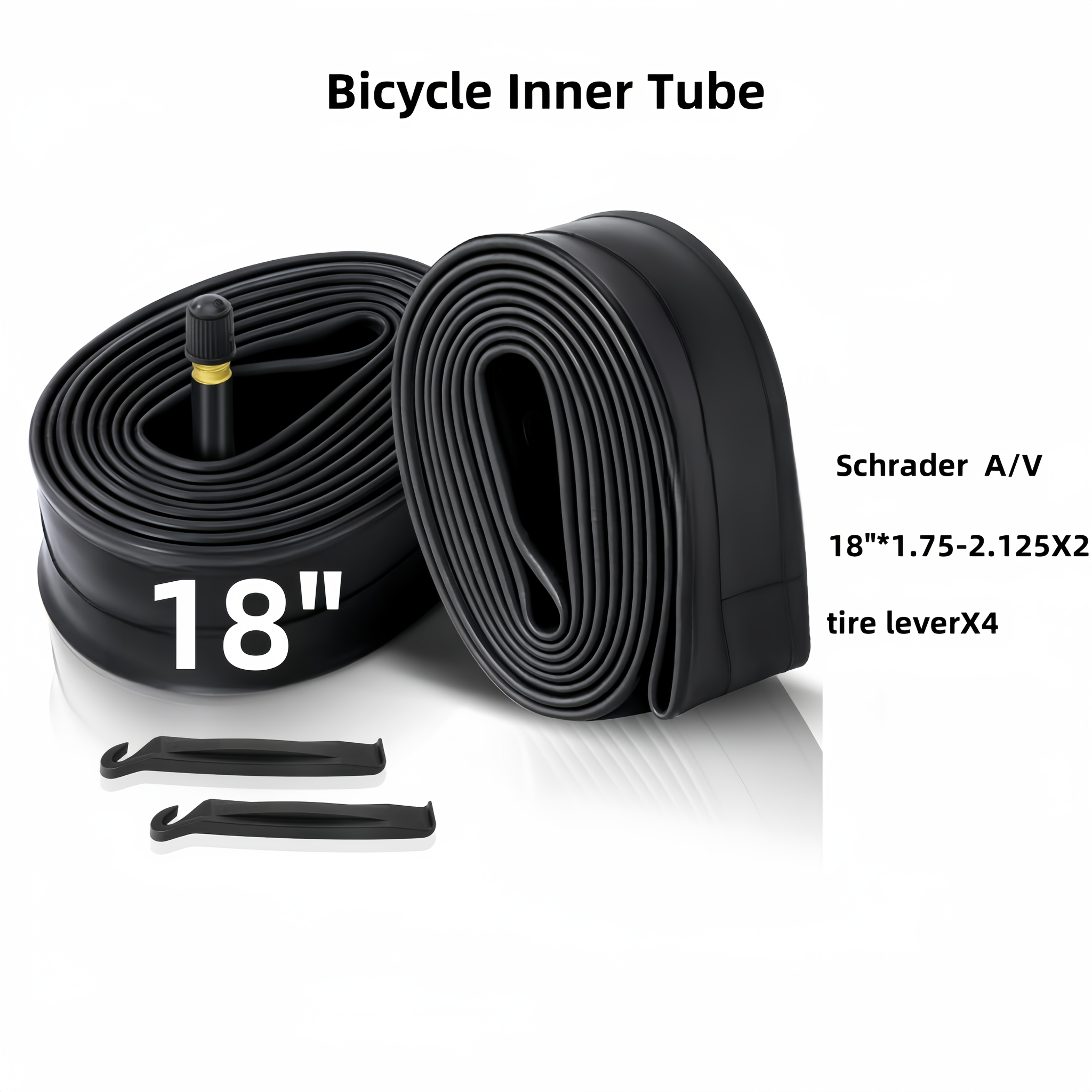 Inner Tube 16 X 1.75 YunSCM 2 Pack 16''x1.75/2.125 Premium Inner Tubes