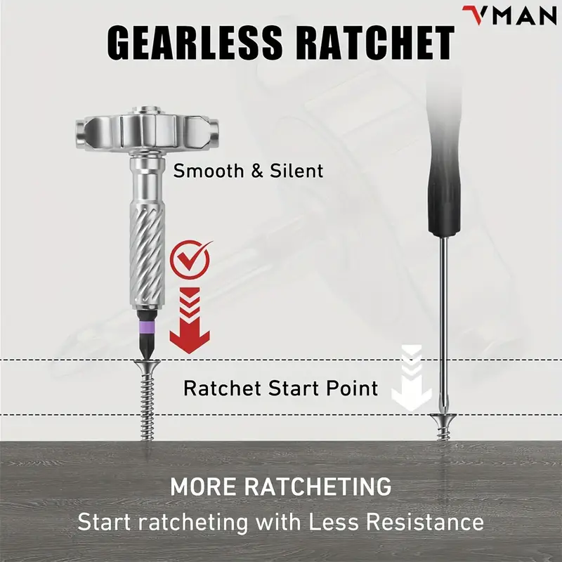 66 in 1 ratchet screwdriver set including 62 magnetic bits portable screwdriver set multi function handle screwdriver set with rotating tail cap suitable for watches glasses mobile phones computers and other precision equipment Product details 5