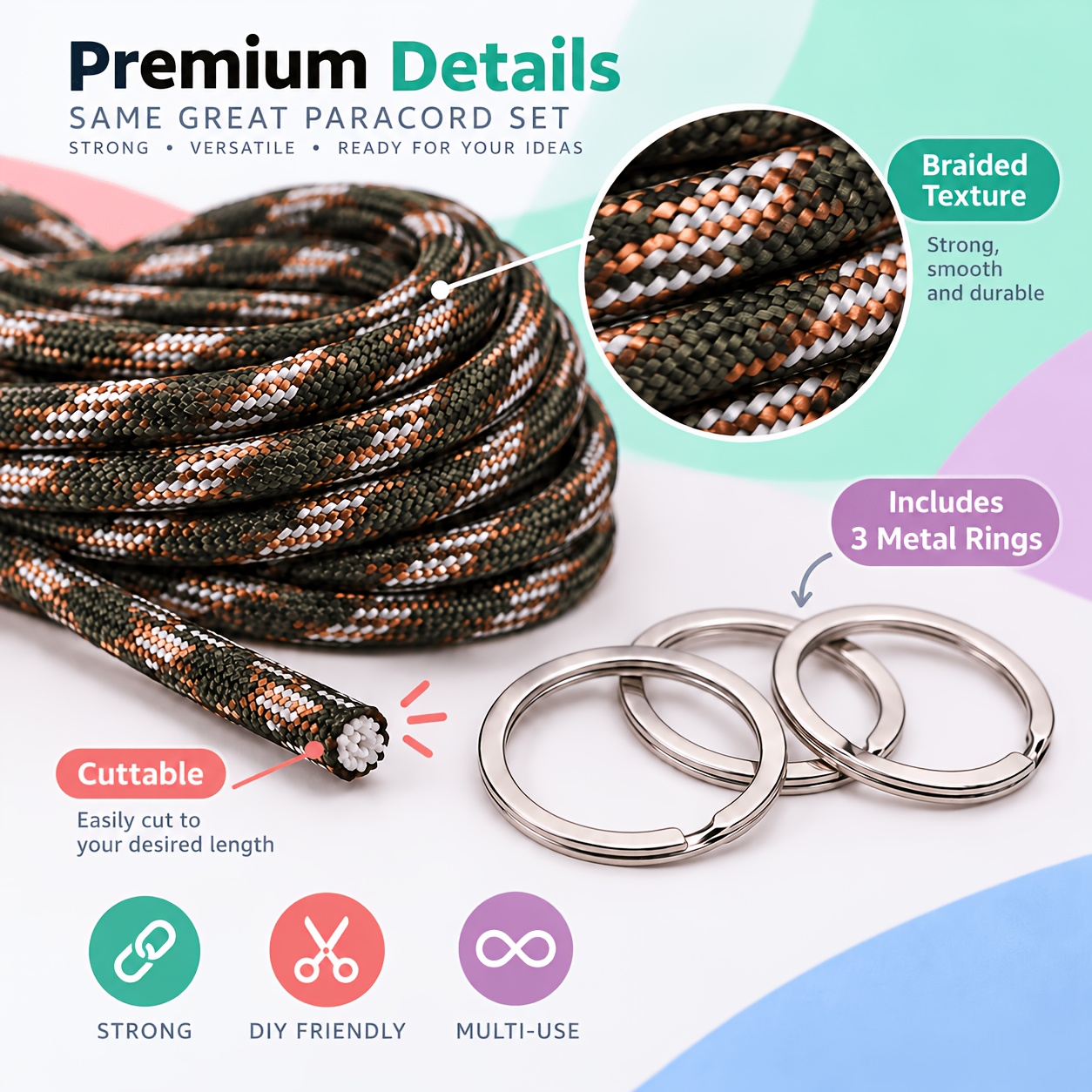 Slinging Rope Set with Military Green Sling Rope