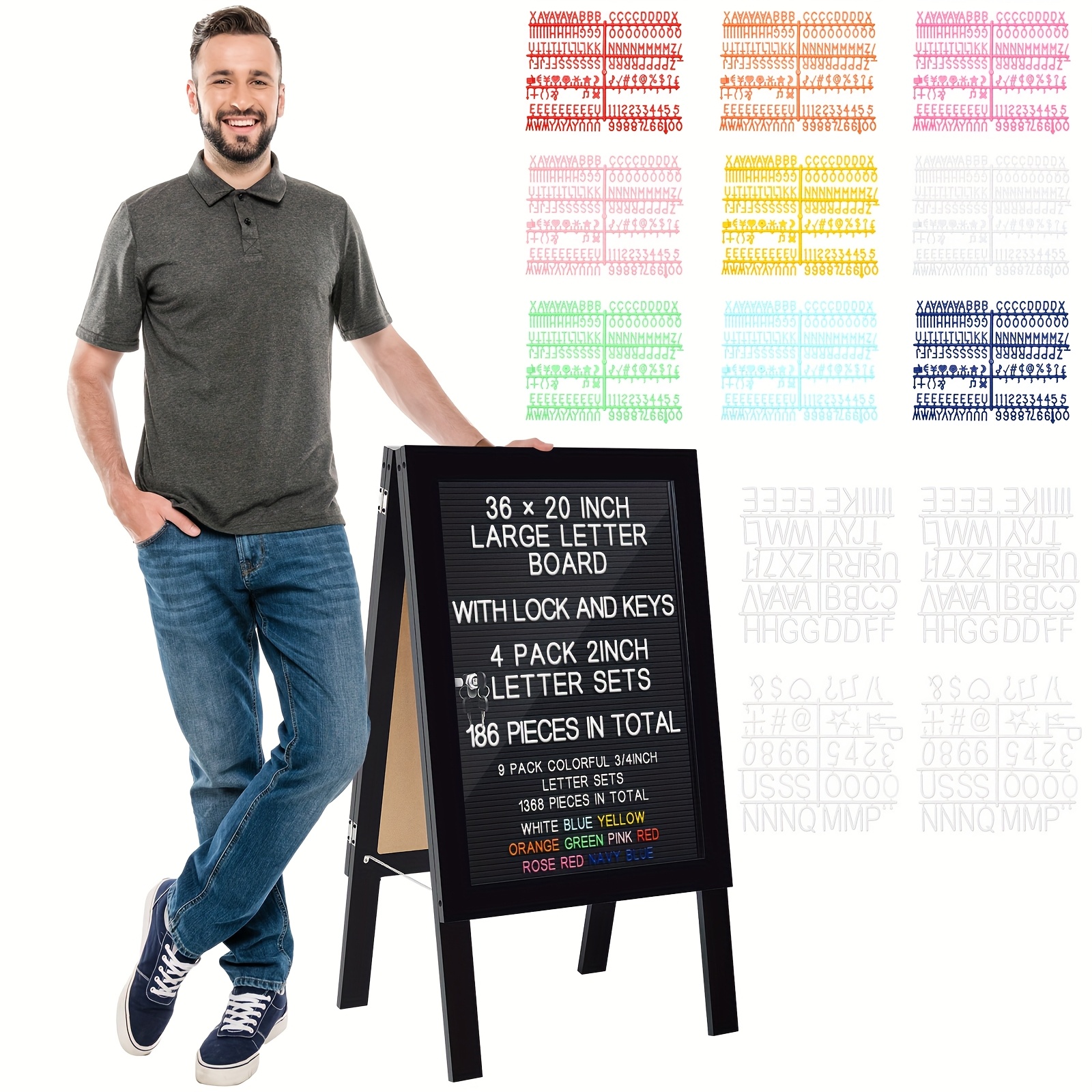 sign board letters sold on Temu United States