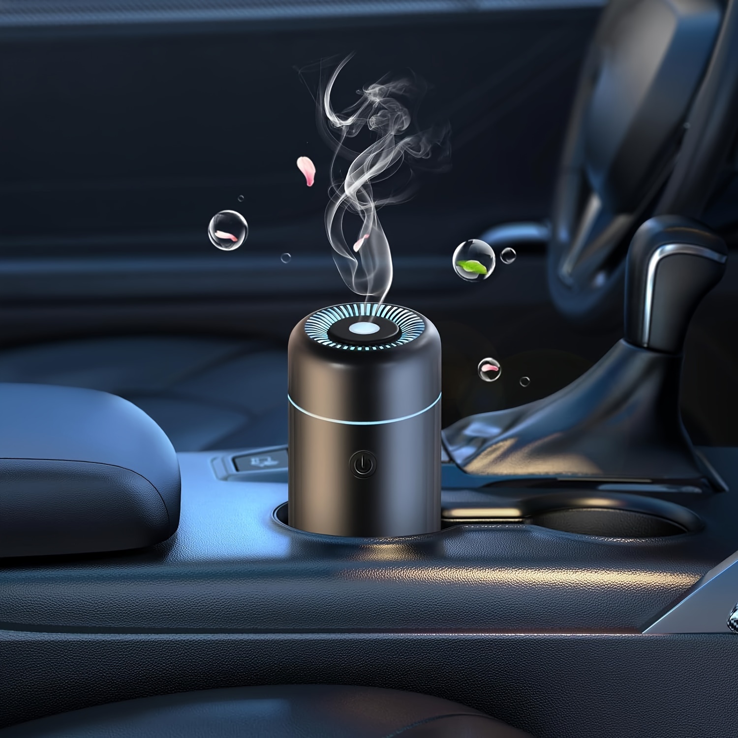 

1pc Car Diffuser Humidifier, Aroma Essential Oil Diffuser, Usb Cool Mist Mini Portable Diffuser For Car Home Office Bedroom