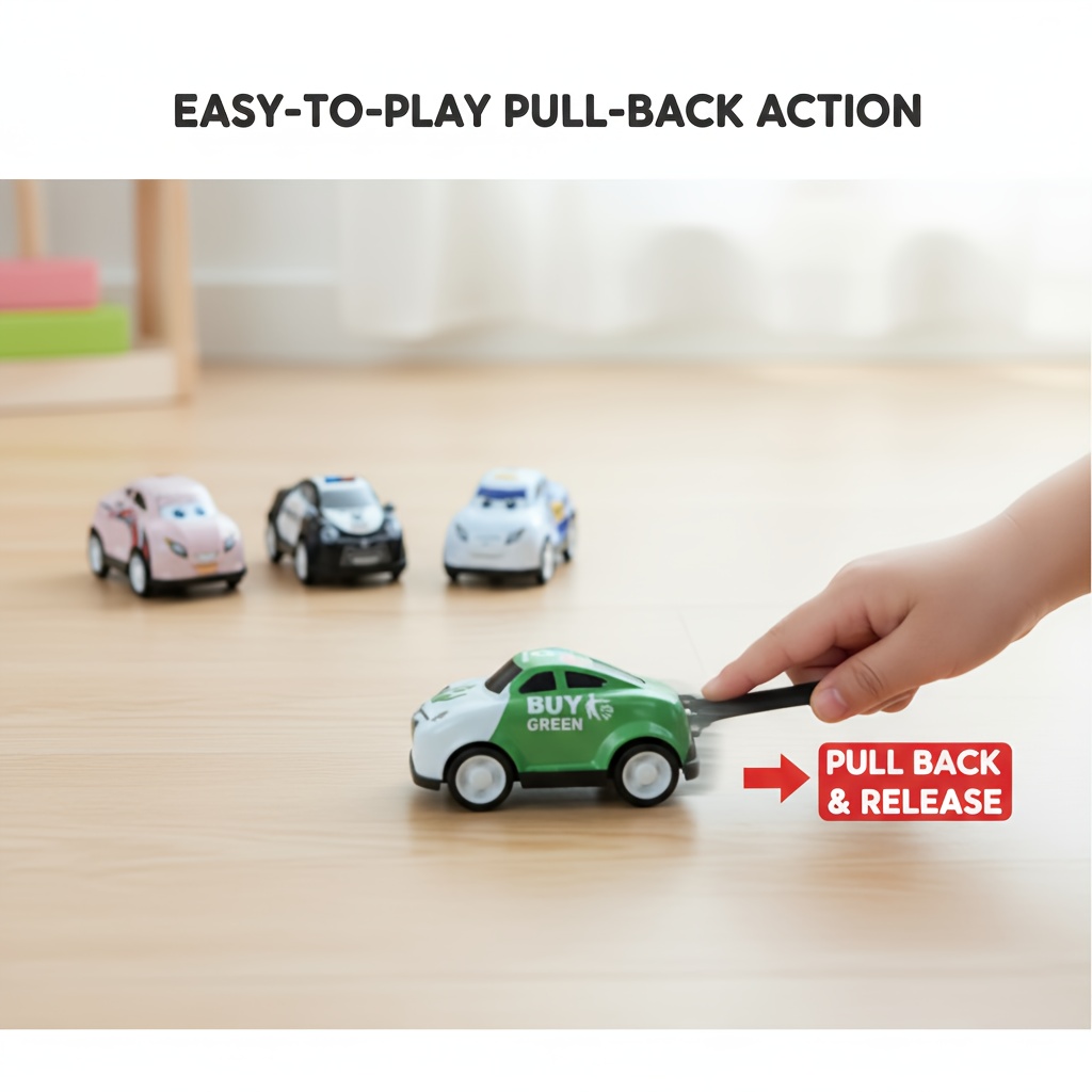 12pcs Random Racing Car Toy Set, Mini Vehicles