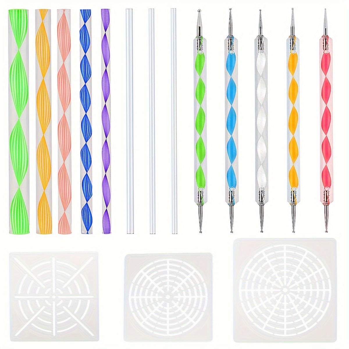 

Mandala Dotting Tools Rock Painting Kits Pen Paint Stencil Drawing Stylus Supplies