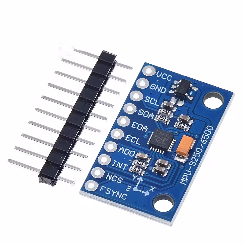 מודול חיישן imu תואם ל-mpu-9250/6500 עם 9-dof ו-i2c/spi - מעקב תנועה ב-9 (תאוצה/גירו/מגנטומטר/כיוון) לרובוטיקה, חינוך stem - תואם ל- , esp32, , פרטי מוצר 0