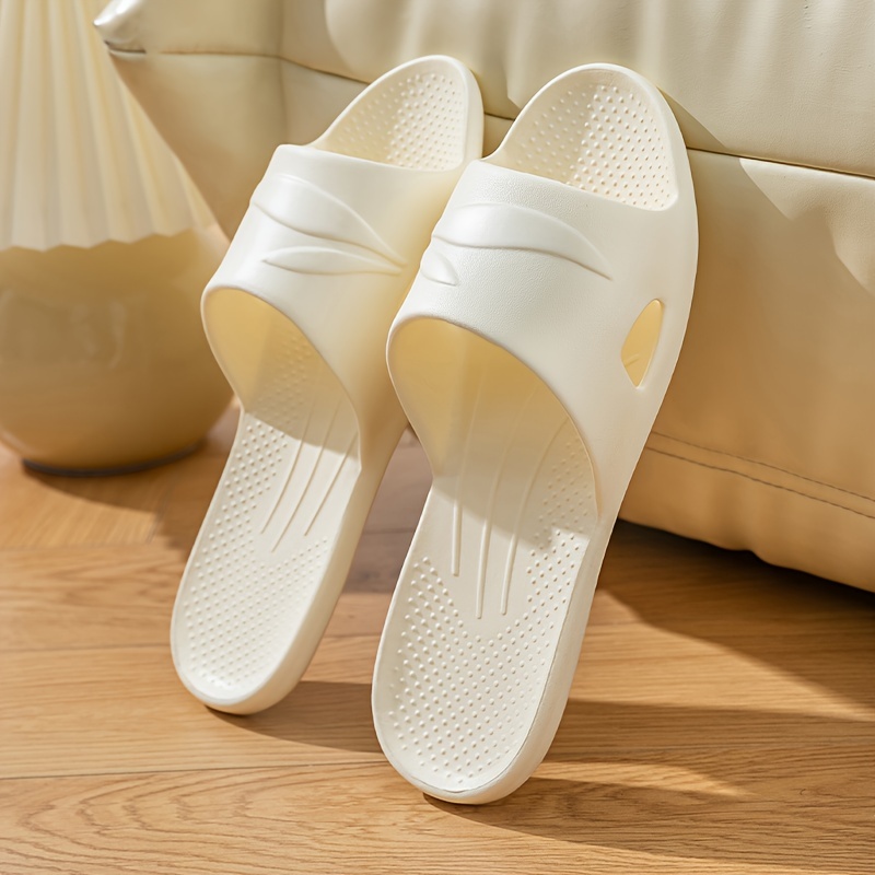 Mens Embossed Slides Casual Non Slip Slippers Open Toe Shoes For Indoor Outdoor Beach Shower Spring And Summer Temu South Africa