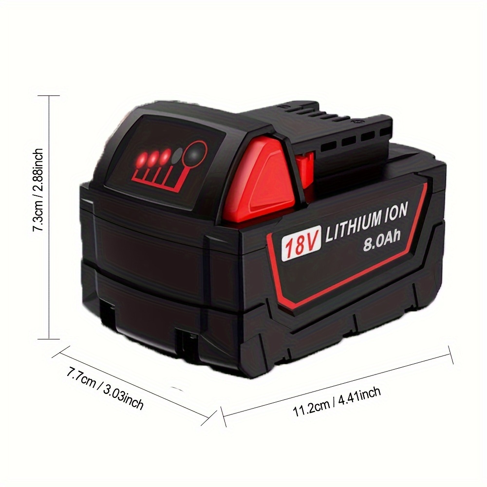 pack 0ah m18 lithium ion replacement 18v Temu