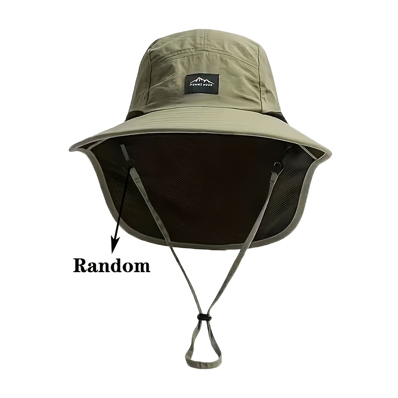 TEMU Summer Fashion Sun Hat In 8 Colors, Outdoor Baseball Cap With A Wide Brim - Includes An Adjustable Windproof Cord In Random Styles, Unisex, Soft