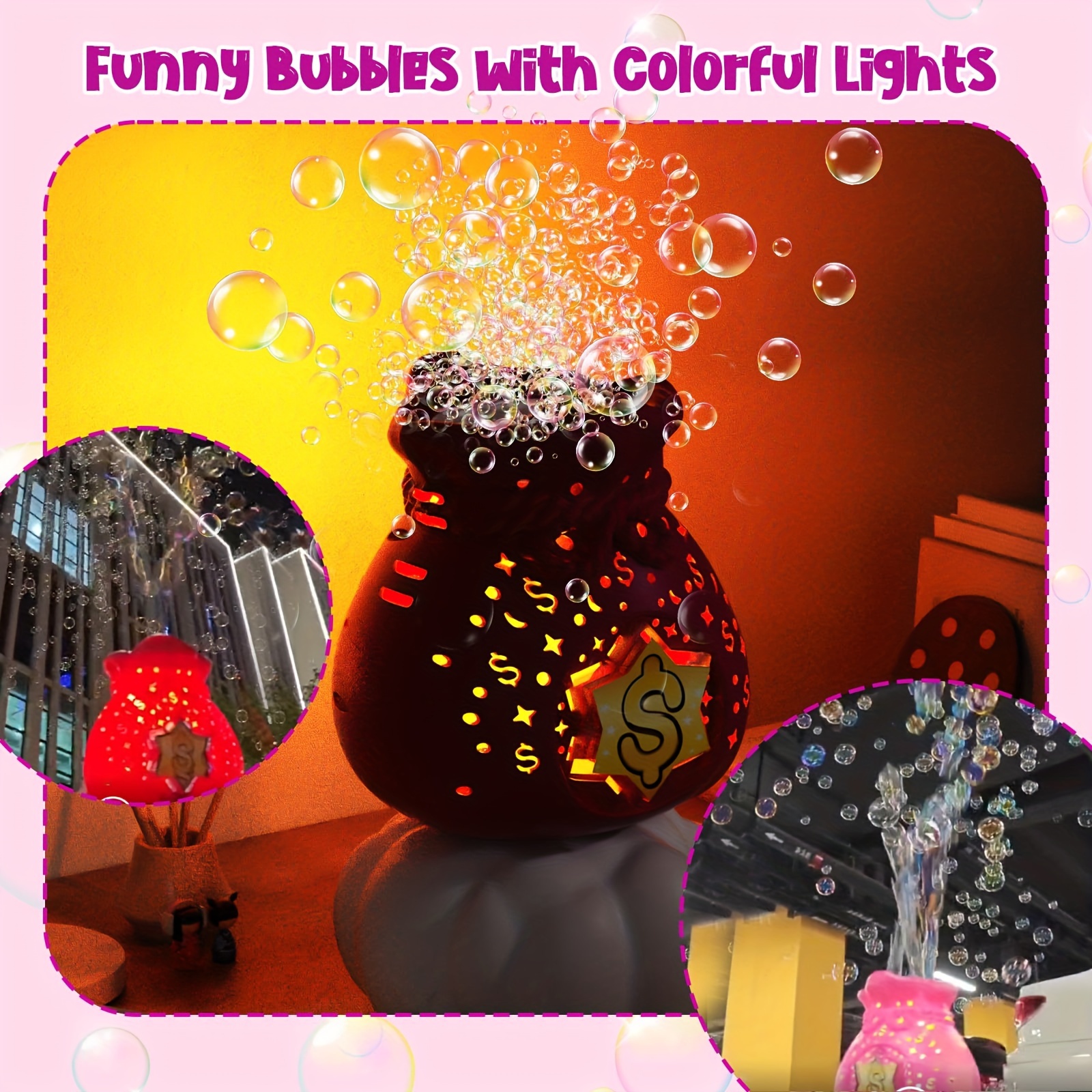 

For Kids, Bubble Toys For 3 4 + Boys And Girls, Easter Basket Stuffing Toy Gifts For Outdoor Indoor Birthday Wedding Parties