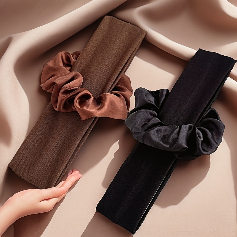 10/4 solid color simple hair band large hair band combination High elastic running sports headband Daily casual use Yoga hair accessories Hair rope hair accessories,Carnival, back-to-school season, back-to-school season, Eid Festival, gift for girls