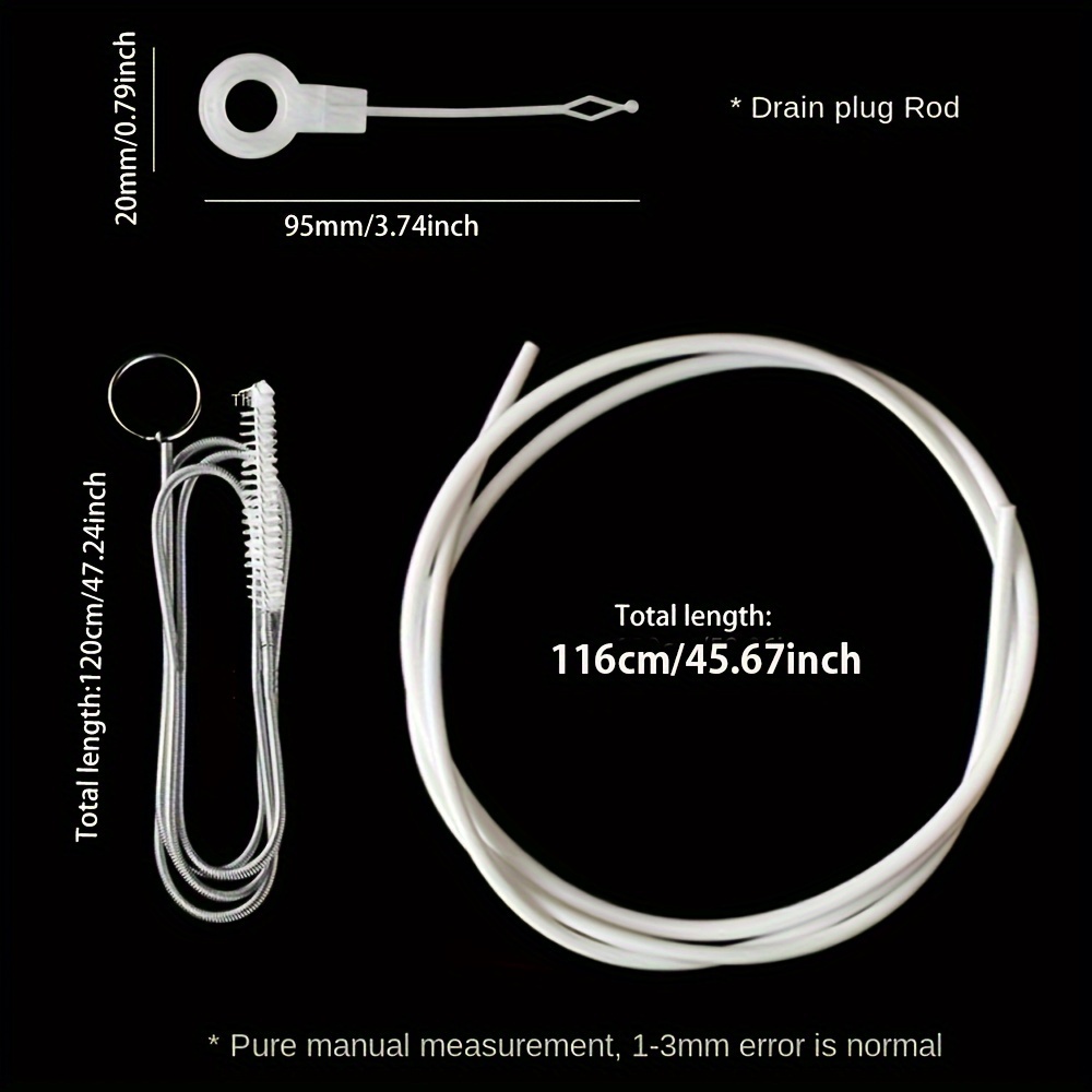 Pulisciscarico Per Frigorifero - Spazzola Spirale Per Sbloccare Fori Di Drenaggio - Foto 10