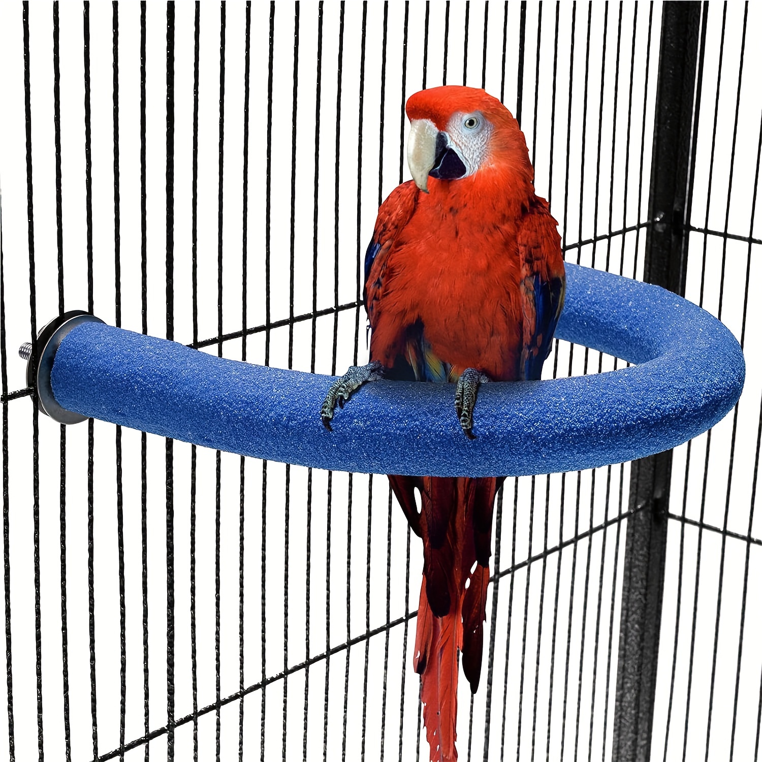 

Parrot Perch U-shaped 90-degree Corner Sanding Stick, Bird Cage Playpen Accessory, Non-toxic Plastic Grinding Claw Bar For Birds, Durable Pet Bird Toy