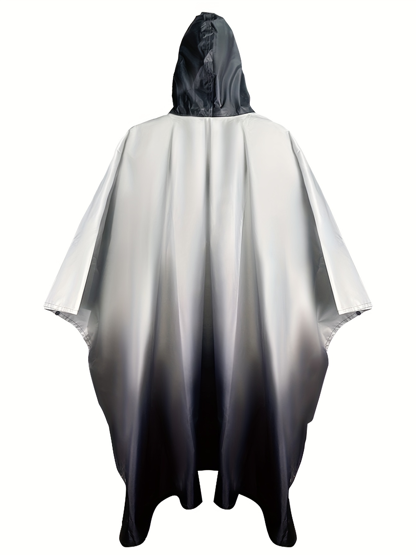 men's gradient color hooded rain poncho drawstring Temu Mexico