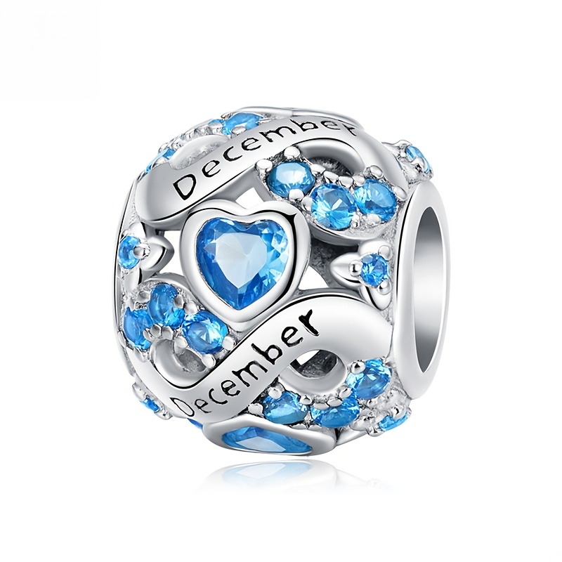 Women's Elegant Birthstone Infinite Love Heart Pendant
