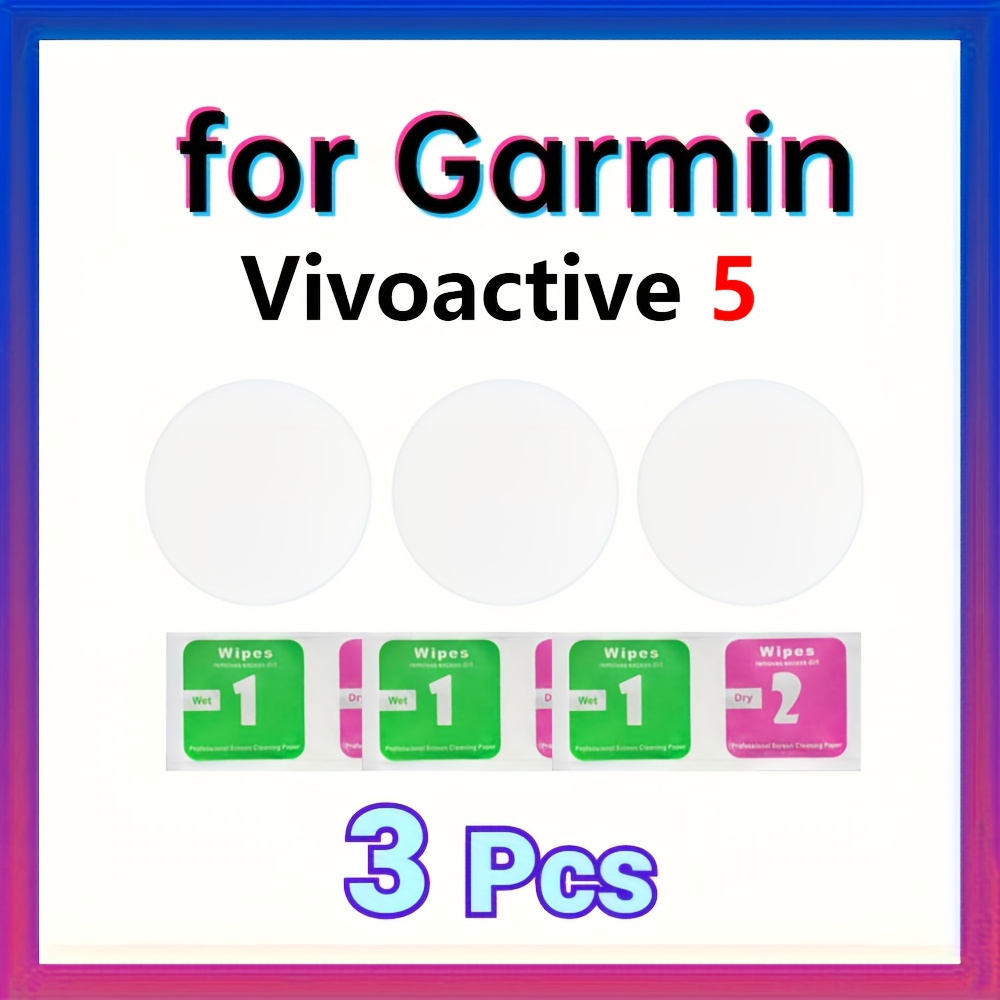 Pack Of 3, Compatible With For Garmin 4 / 4s / 5 Tpu Soft Film
