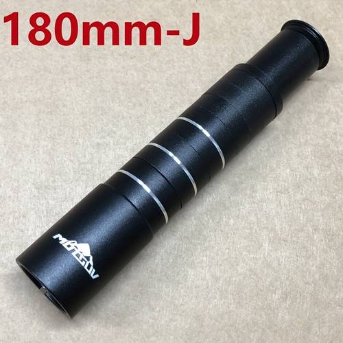 aluminum alloy handlebar riser for mountain bikes suitable for 28 6mm bicycle front fork vertical tubes it serves as an extender for tube of bikes front fork with four total height options 115mm 130mm 180mm