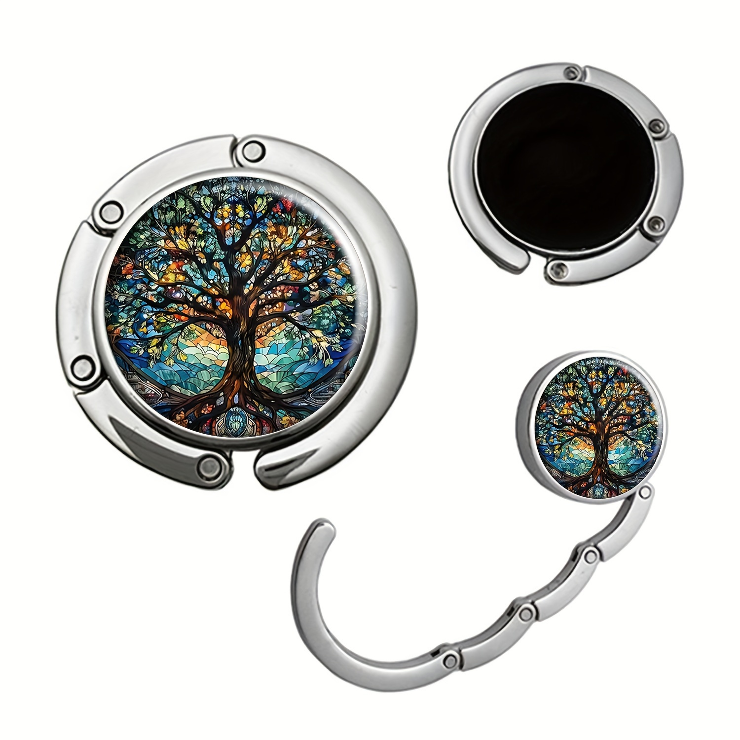 

Purse Hanger Purse Hook For Table Foldable Handbag Storage Folding Decor Table Hook Travel, Unique Gift, Tree Of Life