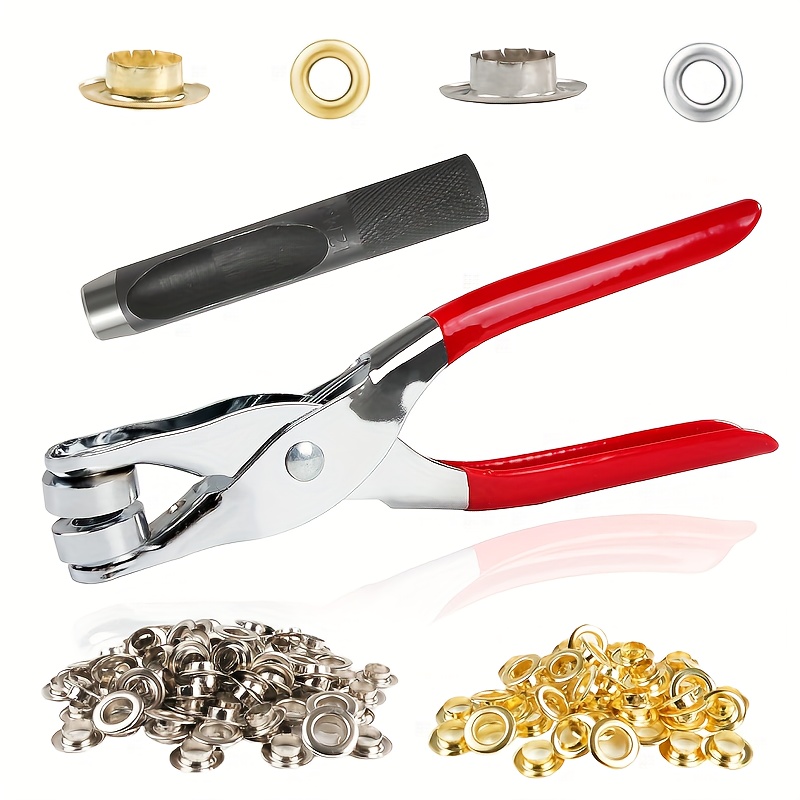 Trimming Shop Ojales De Latón De 14 Mm Con Arandelas, Duraderos Y A Prueba De óxido, Para Proyectos De Bricolaje, Artes Y Manualidades, Libros, Decoración De Ropa (oro, 100 Unidades
