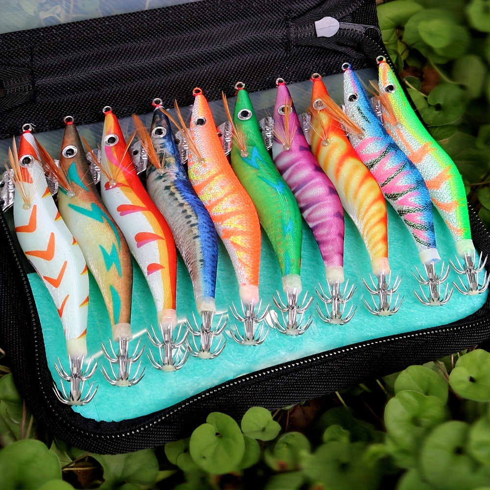 60g/15cm Silicone Soft Rubber Luminous UV Squid Jig Fishing Lures