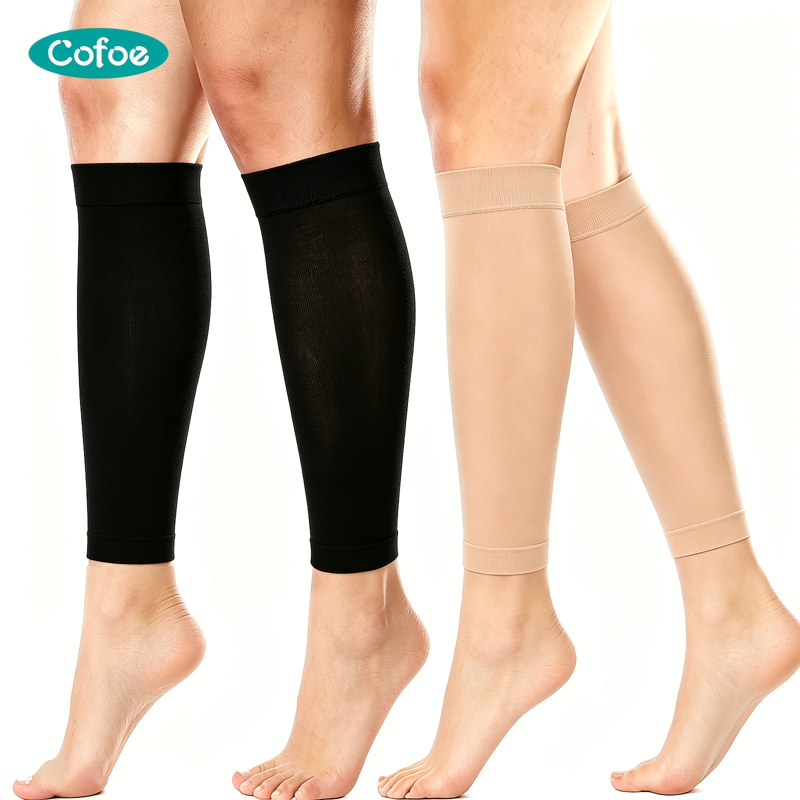 Image of Cofoe 1/ Of Pressure Stockings. Elastic Stockings For The Lower Legs That Are Tight But Do Not Pinch The Legs. Product. Diabetes Stockings With Scientific Gradient Pressure Suitable For