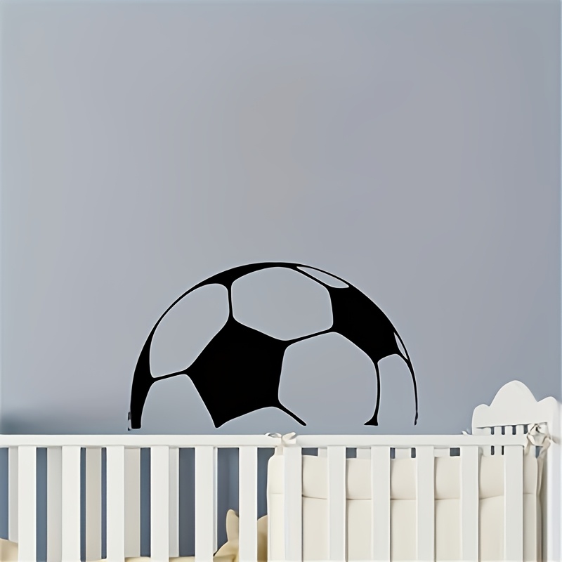 Image of 1pc Soccer Sport Wall Decals Bedroom Wall Sticker Football Wall Decor Vinyl Design Wall Murals Sports