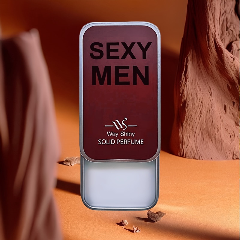 QXG21 Men'S Solid Perfume Features a Refreshing Oriental Woody Scent, Long-Lasting Fragrance, Ideal for Gentlemen, Perfect for Dates And Sports.