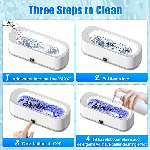 1pc portable multi functional   high frequency vibration deep decontamination lightweight rechargeable battery operated 2xaaa not included for jewelry accessories no charging cord details 3