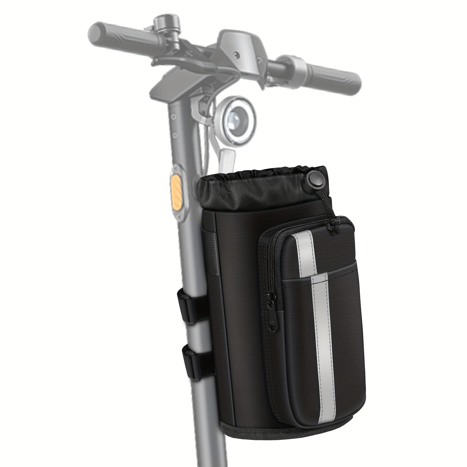 Temu – TEMU Universal Bike Cup Holder, Designed To Bottles And Featuring Phone Pockets, Suitable For Strollers, Walkers, Golf Carts, , And Scooters, Perfect