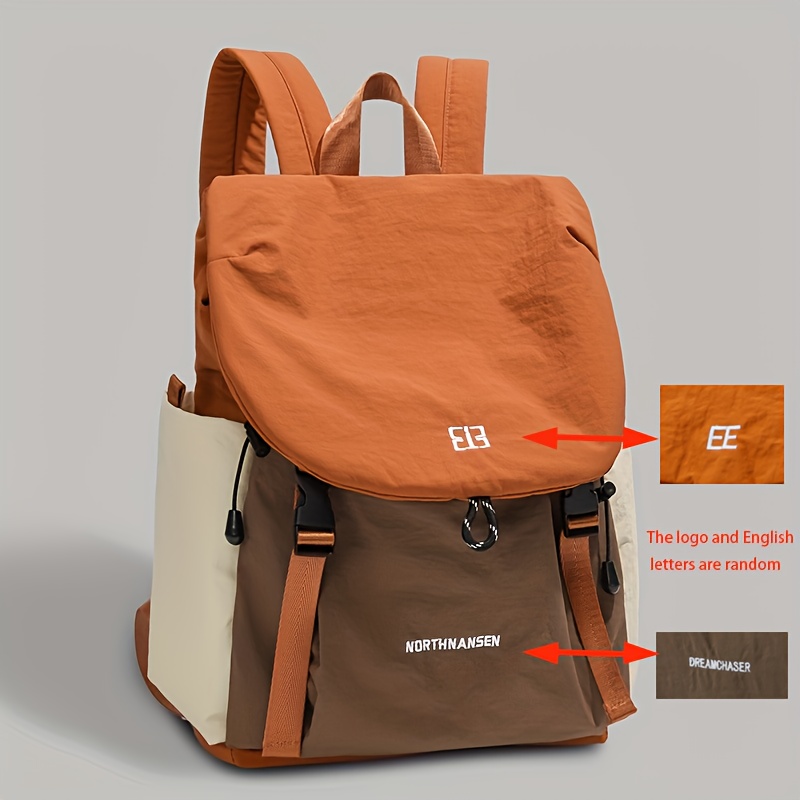 E-shop Lässiger Damenrucksack, leicht und farblich abgestimmt, geeignet für Reisen, Shopping und Schule
