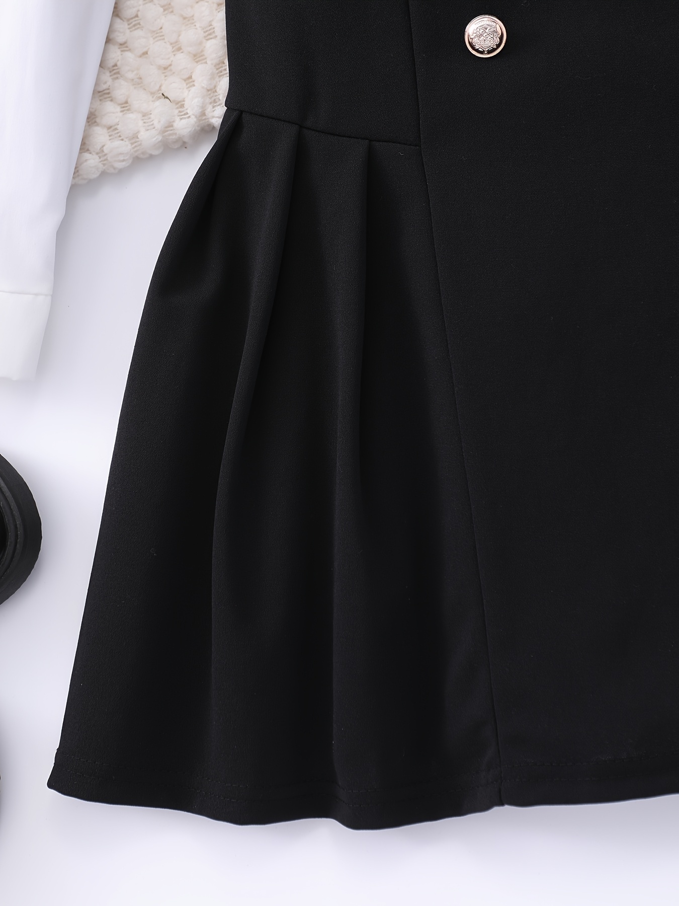 two piece black tie dress Lady Black Tie - Sami Gown - Black - Floral Lace Fitted Dress main image 0
