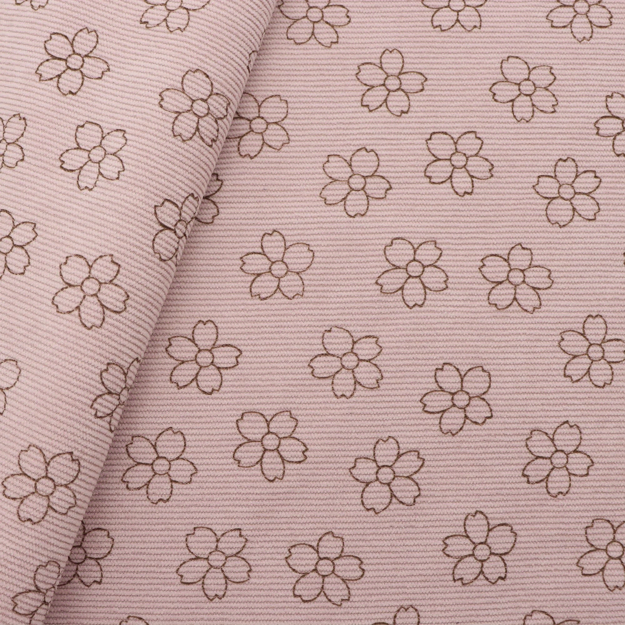 Corduroy Fabric With Printed Flowers, Solid Color, Measuring 19.7x59 Inches, Suitable For Projects Like Outerwear, Pillow Covers, Bags, Curtains, Gift Wrapping, And Floral Arrangements