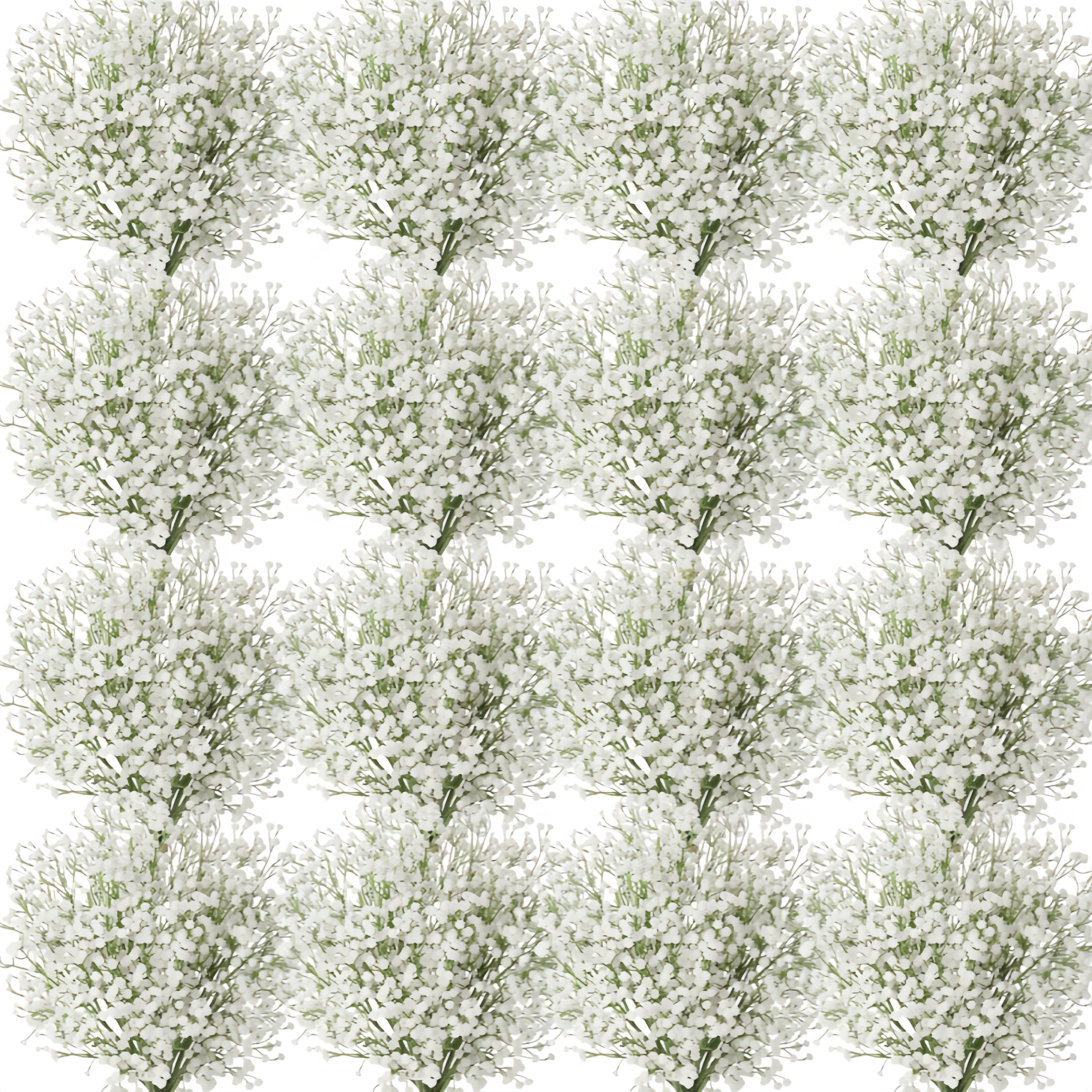 real touch artificial babys breath 3930 flowers 131 elegant white gypsophila bouquets with   green stems   weddings engagements christmas and valentines day durable plastic outdoor   flowers ideal for shower gifts and home decor young   shower decoration