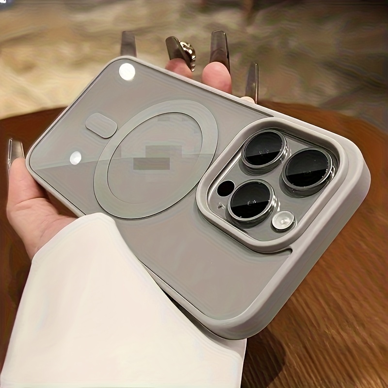 Luxury Transparent Protective Case For For Iphone 17, 17 Pro, 17 Air, And 17 Pro Max For Iphone 16, 15, 14, 13, 12, 11 Pro Max, Featuring A Transparent Acrylic Design And Magnetic Wireless Charging
