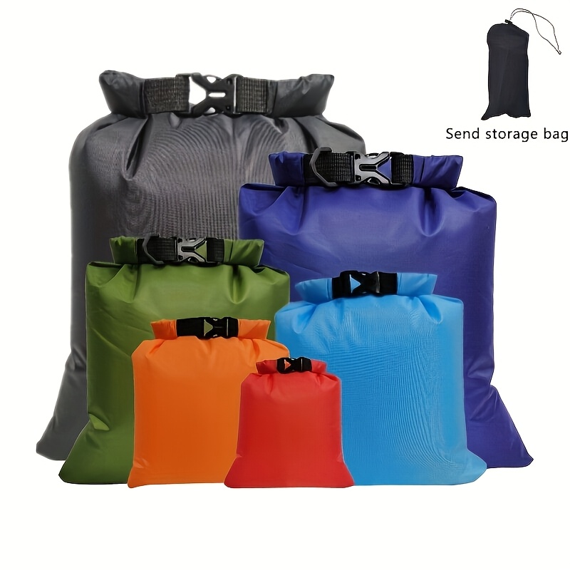 6pcs Outdoor Lightweight High Quality Storage Bag, Suitable For Camping, Hiking, Cycling, Fishing, Sailing