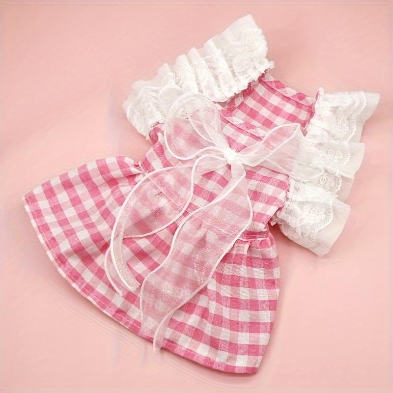 

- Pet Bowknot & Sleeves - Outfit For Small To -small And , For /summer/fall