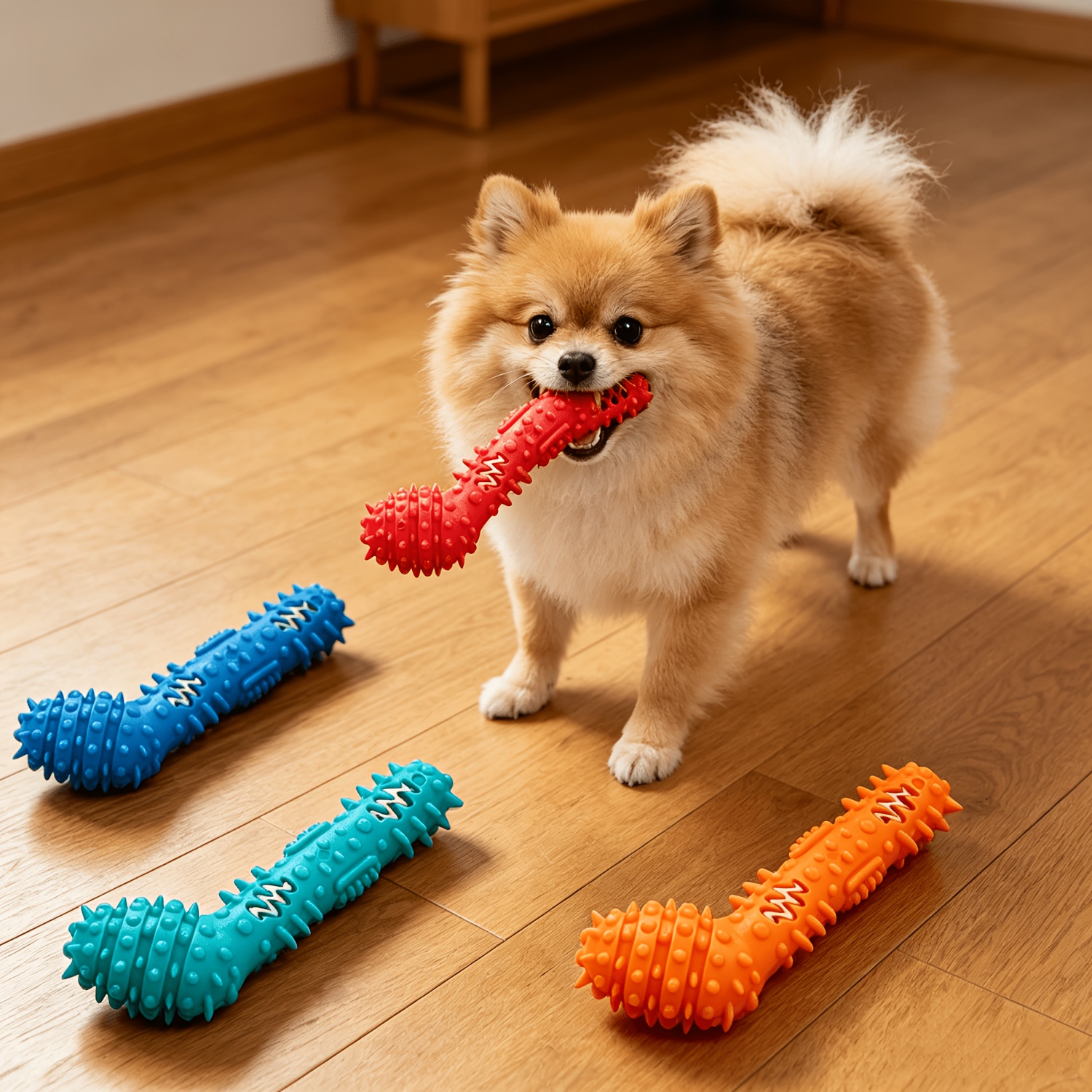 Musical Note Design Dog Chew Toy for Dental Cleaning & Training