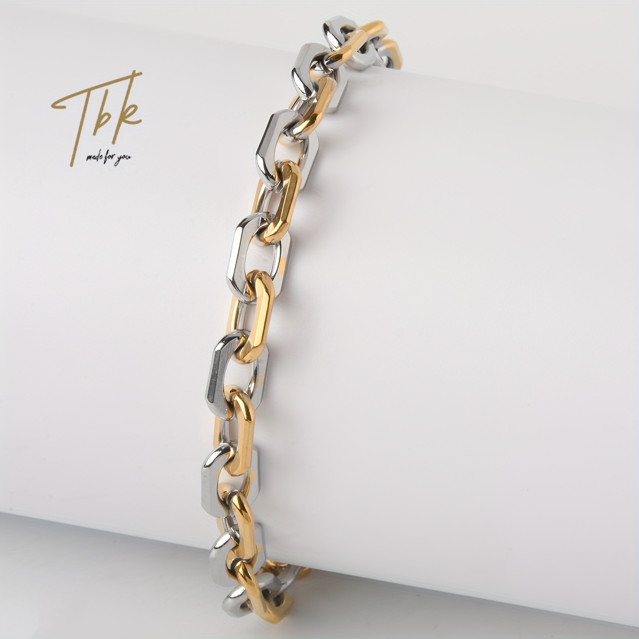 E-shop TBK&CO Bralet Armband - Retro Minimalistisch AAAAA Hypoallergener Goldschmuck, Verstellbare Kette für Geburtstage/Weihnachten/Valentinstag