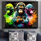 1pc vibrant music canvas art print fashionable frameless wall decor waterproof ideal for living room bedroom office bar contemporary animal print poster music wall decor