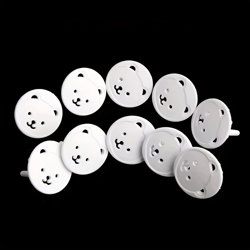 Image of 10pcs/ 20pcs Pack Cover - Anti-electric Shock Plug Protector, Socket And Circuit Breaker Anti-electric Shock Protection, , Suitable For Home And Office Safety/ European Style/ Korean Style/ Children