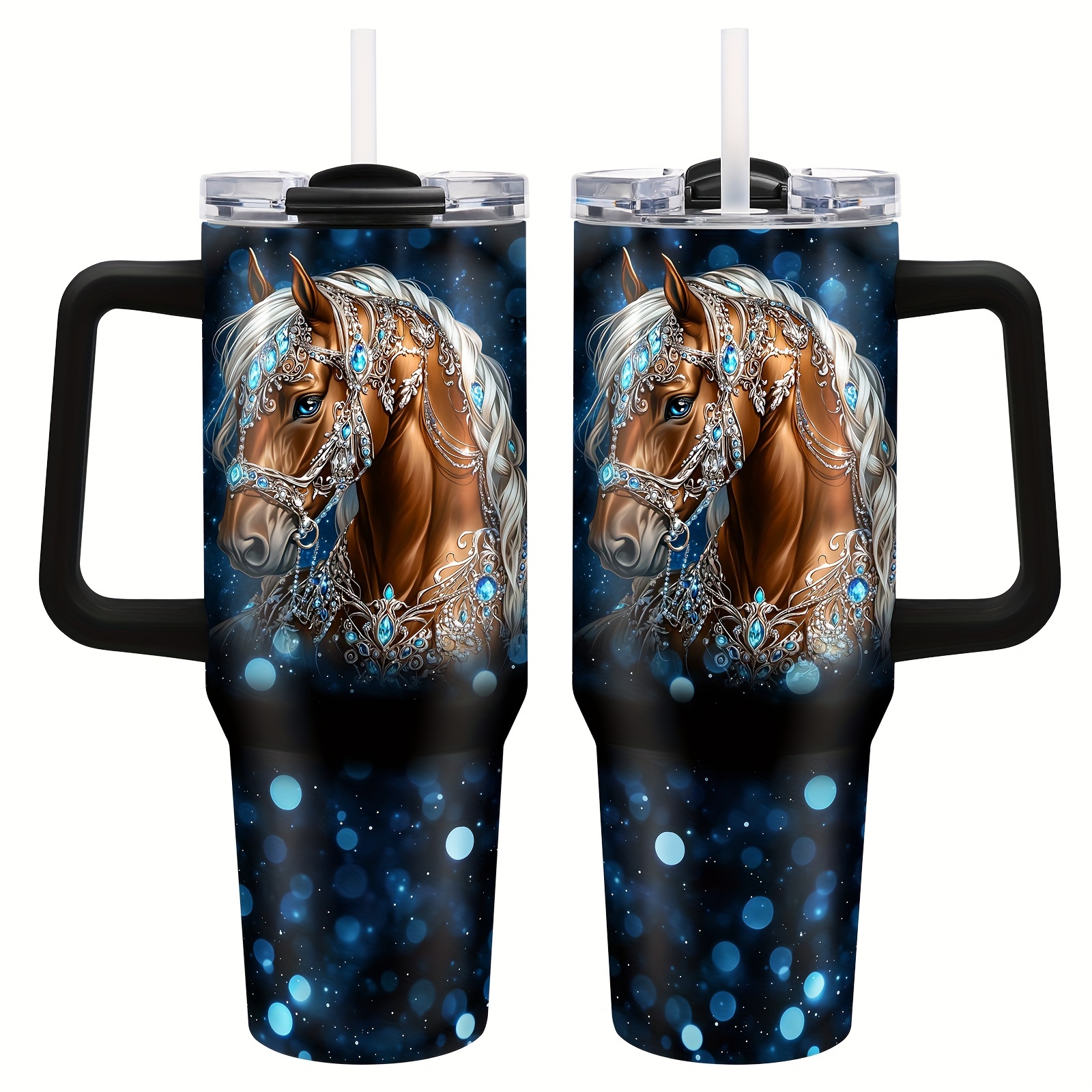 

1pc Horse Gifts Cup 40oz With Straw And Lid,horse Gifts For Women,horse Gifts For Girls,birthday Gifts For ,girls Horse Gift,,best Gifts For Horse Lover, Cup,car Cup,christmas, Thanksgiving