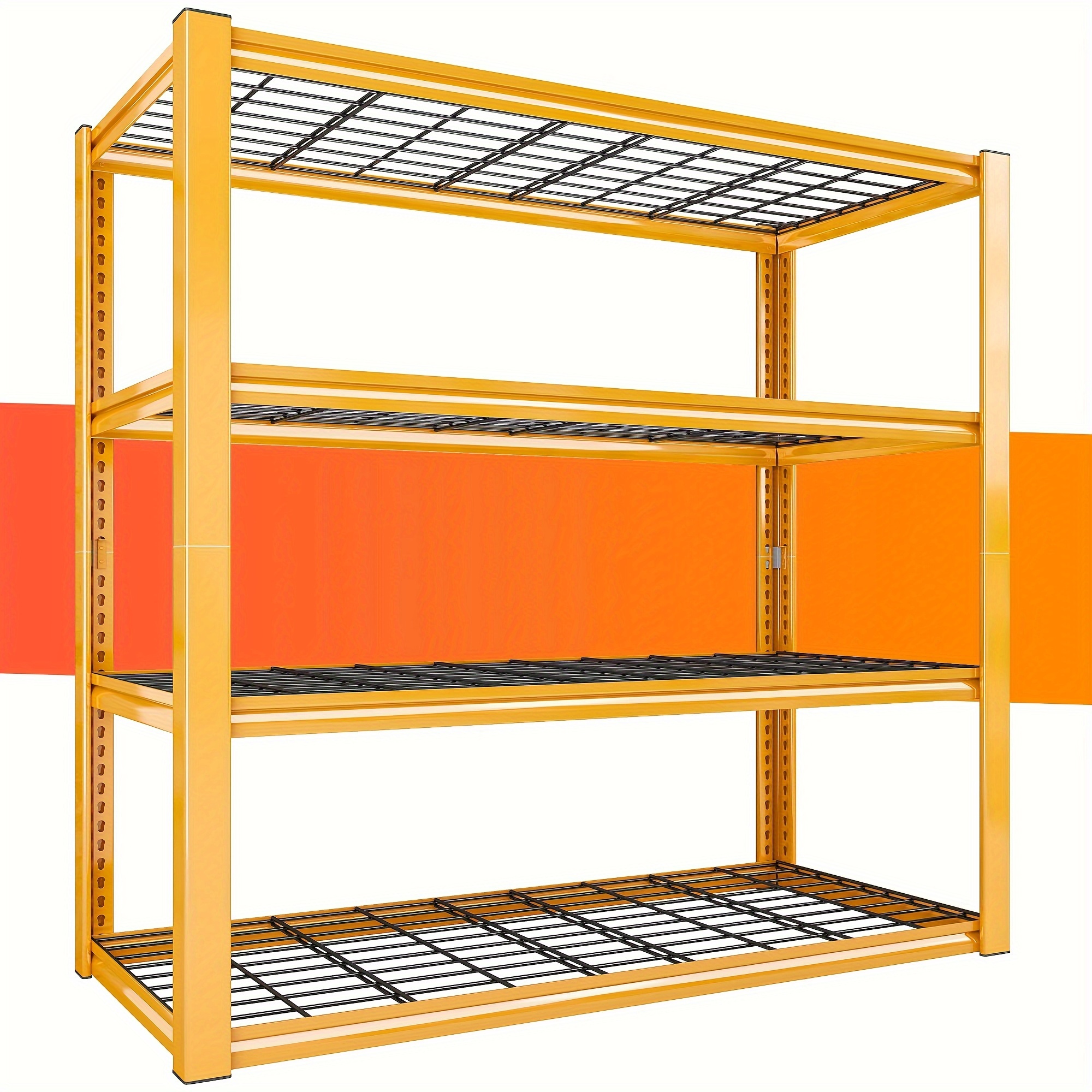 

40" W Garage Shelving 2200lbs Storage Shelves Heavy Duty Garage Storage Shelving Adjustable Metal Shelving Heavy Duty Shelving For Garage Shelves Industrial Rack For Pantry Basement For Store Display