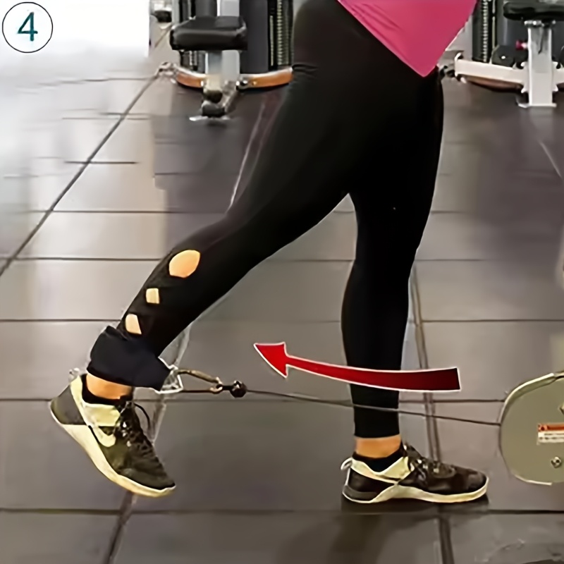 Heavy-Duty Adjustable Ankle Straps with Double D-Rings