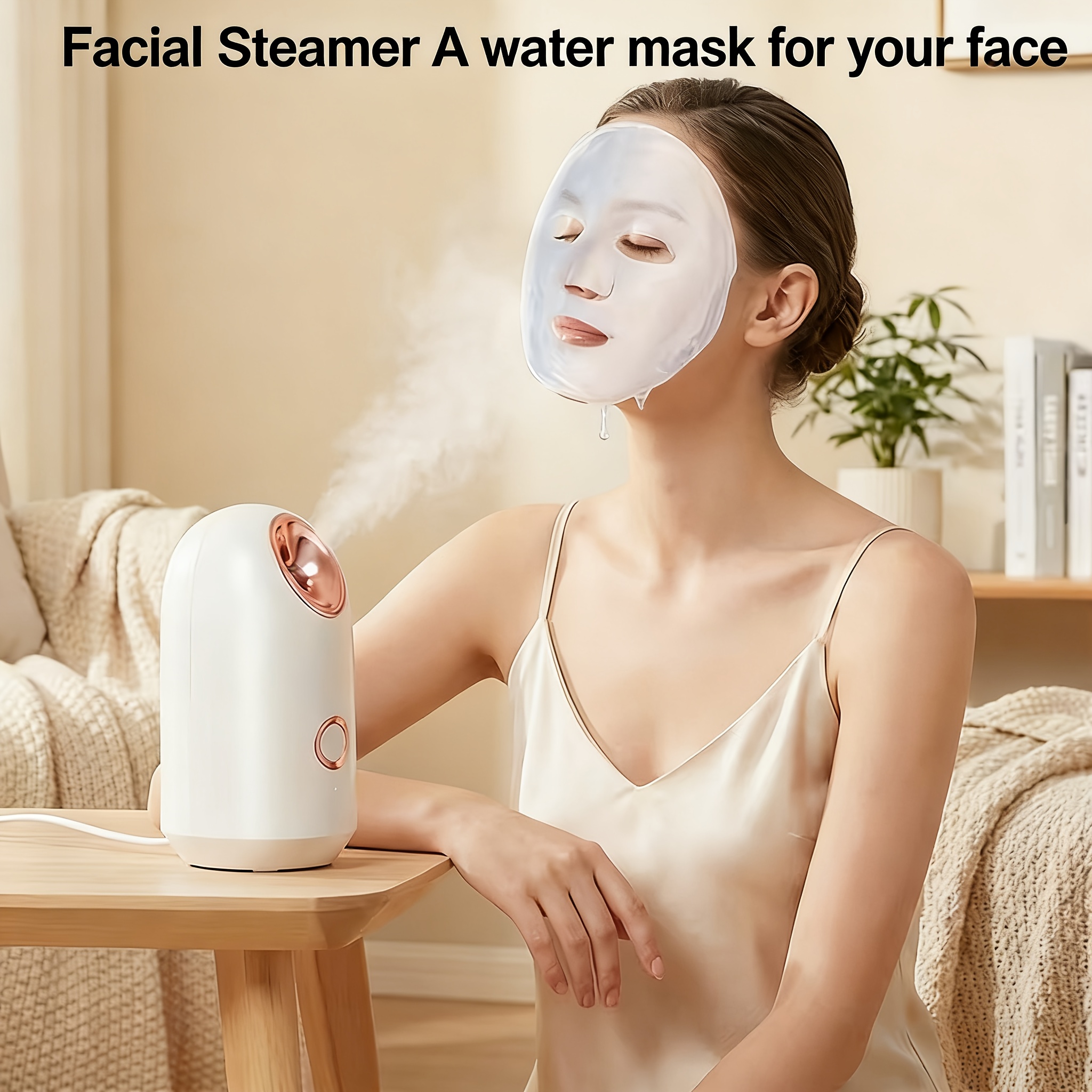 Facial Beauty Device Steam Facial | Ideal for Dry Skin Home SPA | Perfect Gift for Facial And Nose Care, Suitable for Both Men And Women | Great Choice for Home Use, Christmas And New Year Gift, Valentine's Day Present