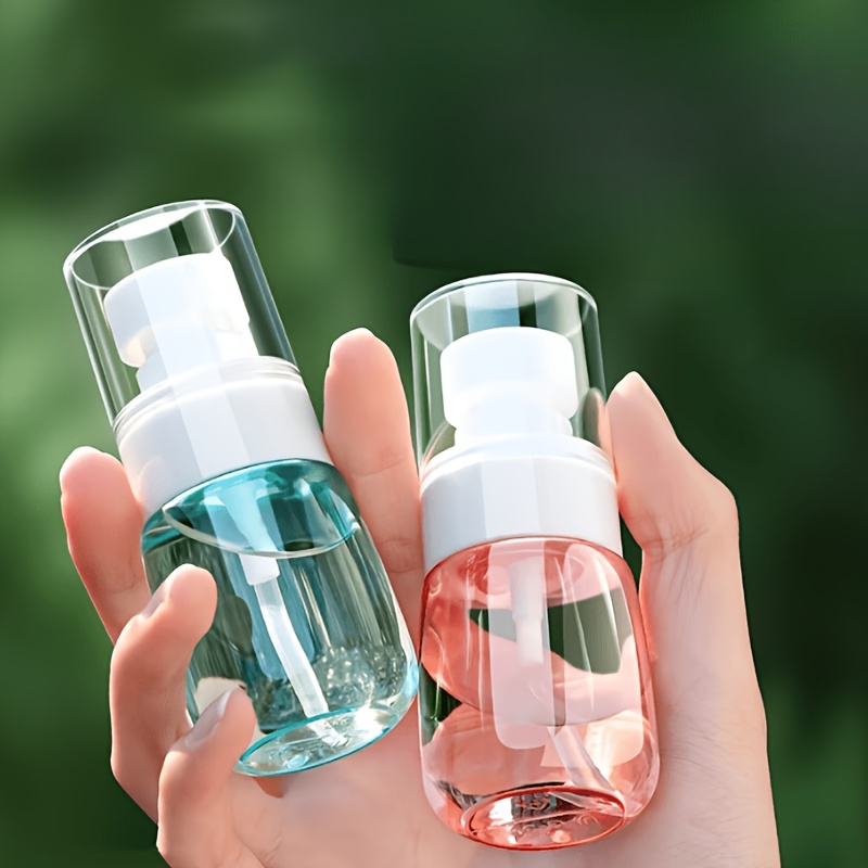 TEMU 2pcs Travel Portable Bottle Set, Fine Mist Spray Bottles, Suitable For Face, Hydration And Skincare Of Hair And Body