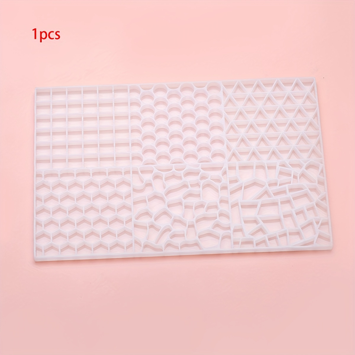 1pc Drop Glue Mold Diy Silicone Grinding Tool Mat Homemade Collage Bottle Mosaic Particle Mold Resin Casting Molds